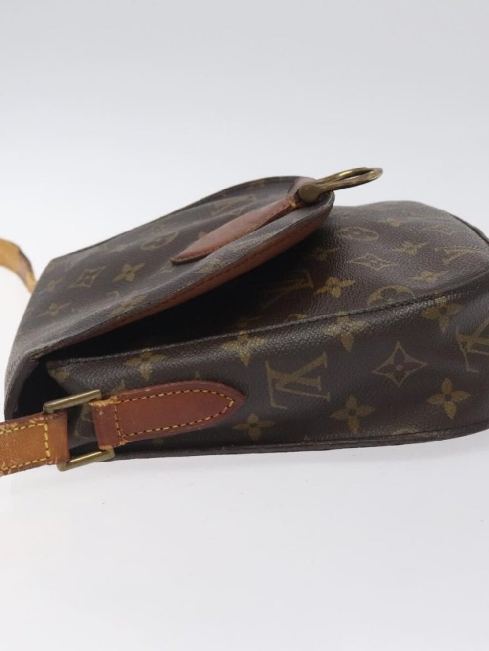 LOUIS VUITTON Monogram Monogram Saint Cloud GM Shoulder Bag M51242 Auth 122628 - Picture 5 of 16